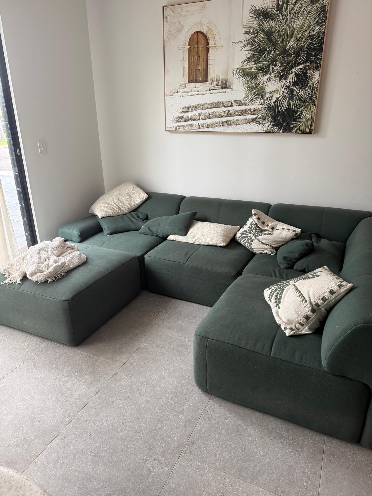 Living Area before domestic cleaning